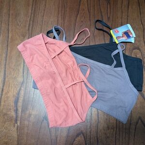 Hanes Women's Bras - Black, Gray, Pink